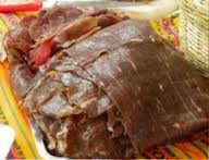 Cecina de res.