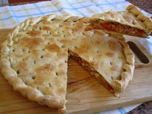 Tarta de atún.
