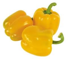 Pimiento morrón amarillo.