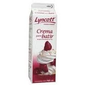 Crema Para Batir Lyncott