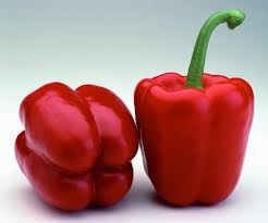 Pimiento morrón rojo.