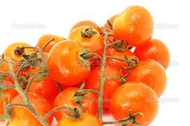Jitomate Cherry naranja.Domo.