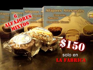 Alfajores argentinos.Caja 6 pzas.